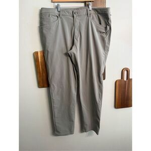 Lululemon ABC Slim Fit Stretch Pocket Performance Golf Chino Pants Gray Size 40